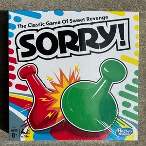 NWT Hasbro Sorry! Board Game